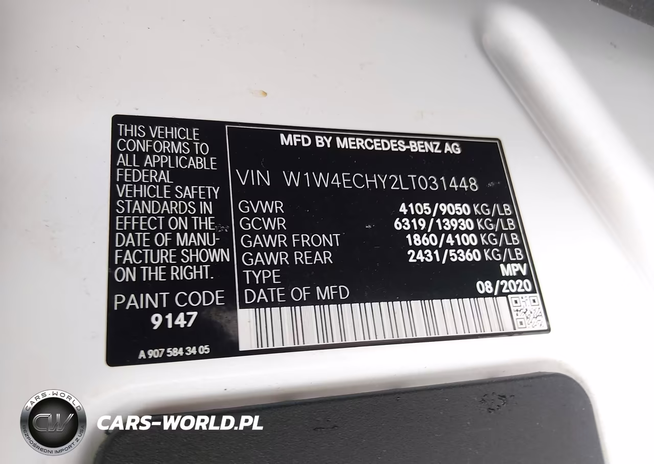 2020 Mercedes-Benz Sprinter 2500 High Roof V6 VIN:W1W4ECHY2LT031448 - 9