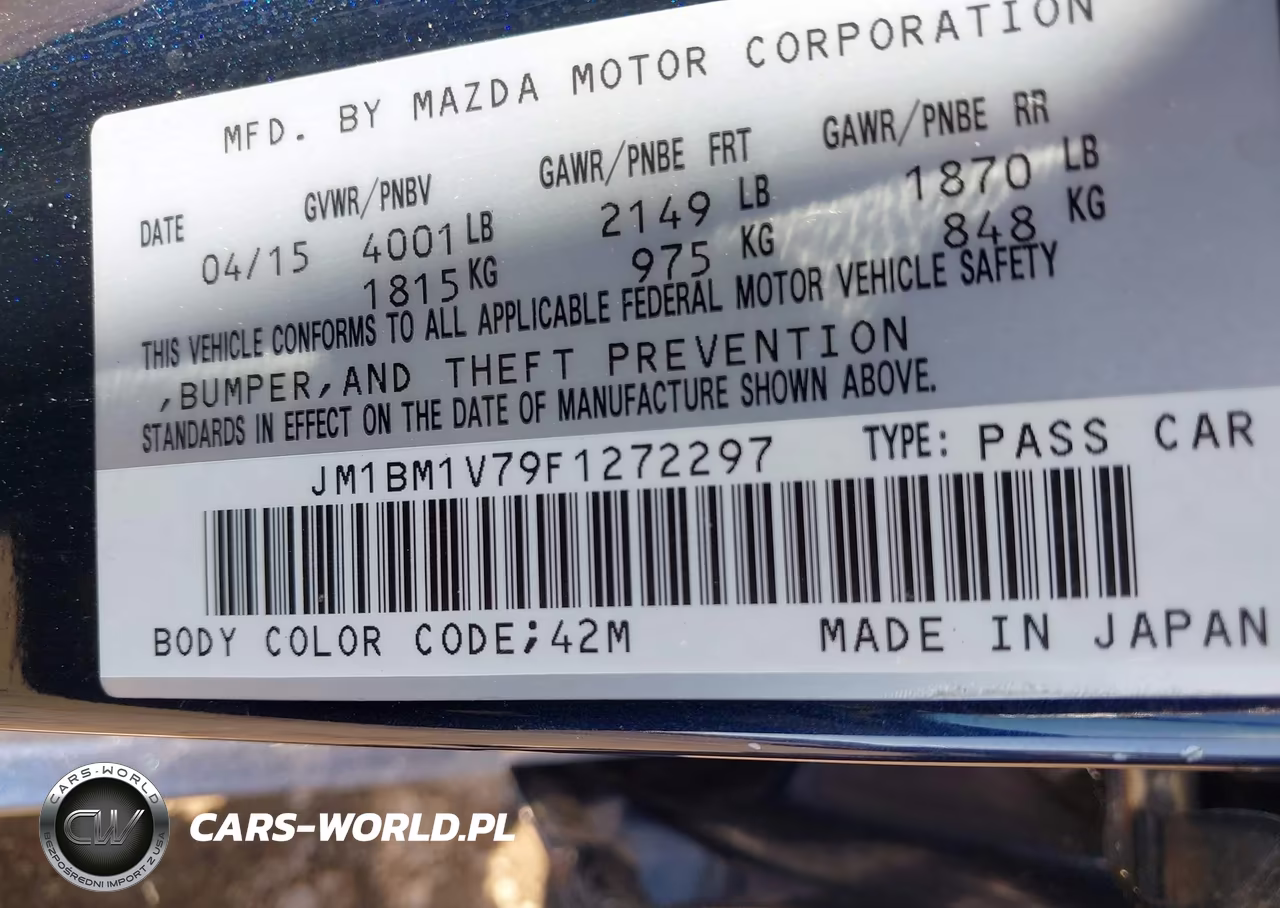 2015 Mazda Mazda3 I Touring VIN:JM1BM1V79F1272297 - 9