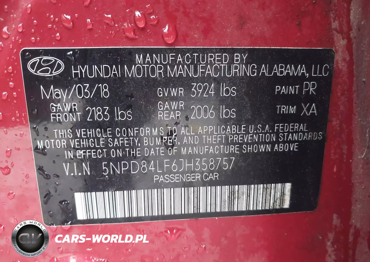 2018 Hyundai Elantra Sel VIN:5NPD84LF6JH358757 - 9