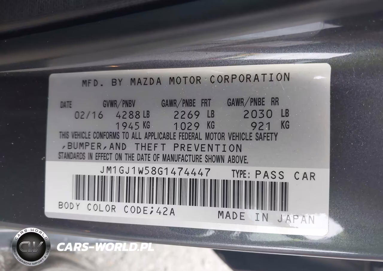 2016 Mazda Mazda6 I Grand Touring VIN:JM1GJ1W58G1474447 - 9