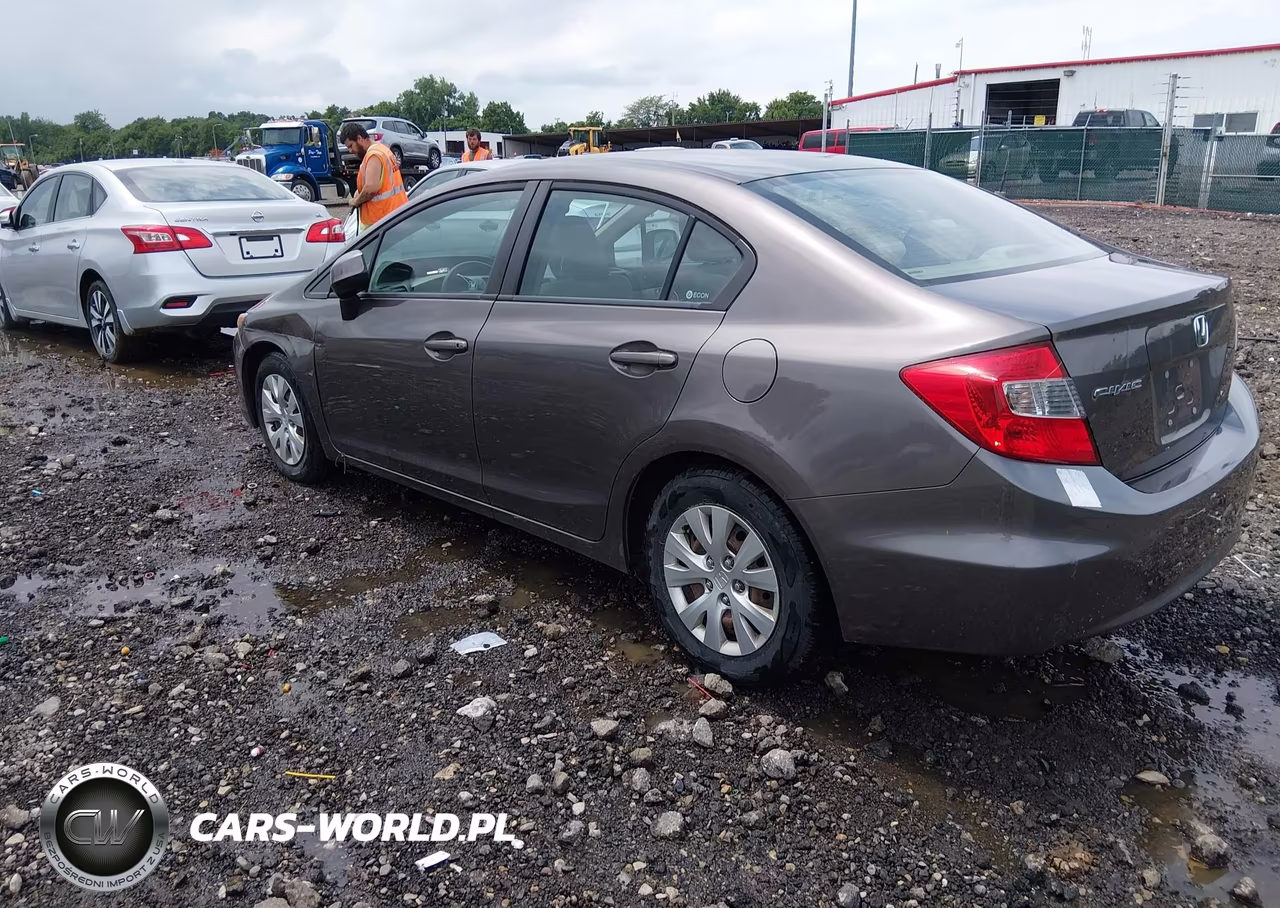 2012 Honda Civic Lx VIN:19XFB2F5XCE009528 - 3