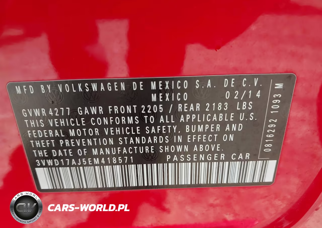 2014 Volkswagen Jetta 1.8T Se VIN:3VWD17AJ5EM418571 - 9