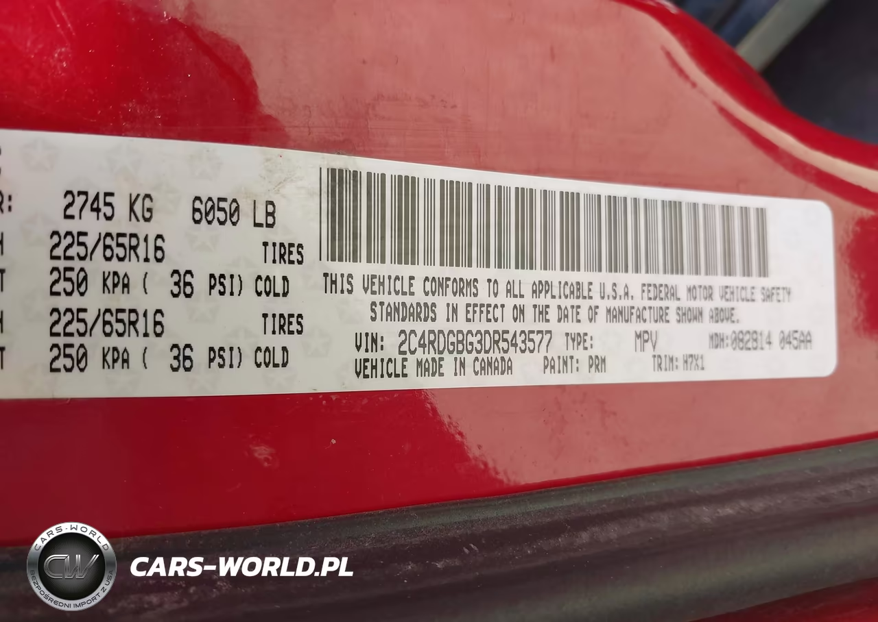 2013 Dodge Grand Caravan American Value Pkg VIN:2C4RDGBG3DR543577 - 9