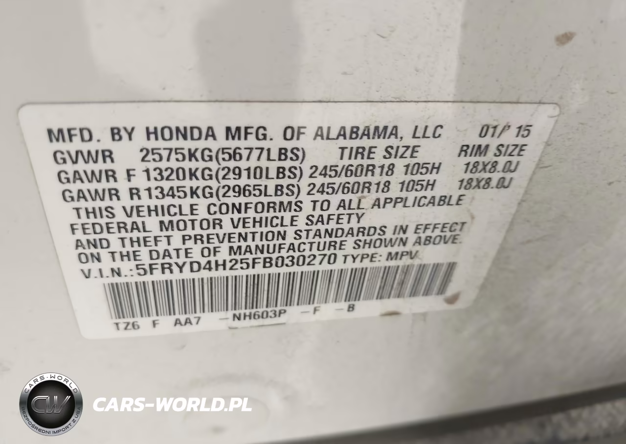 2015 Acura Mdx VIN:5FRYD4H25FB030270 - 9