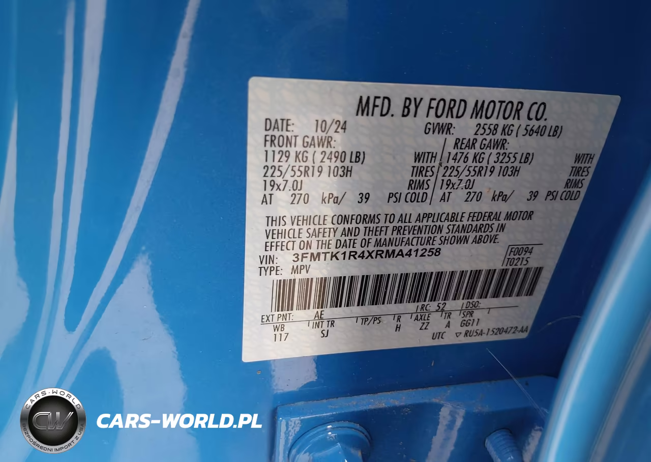 2024 Ford Mustang Mach-E Select VIN:3FMTK1R4XRMA41258 - 9