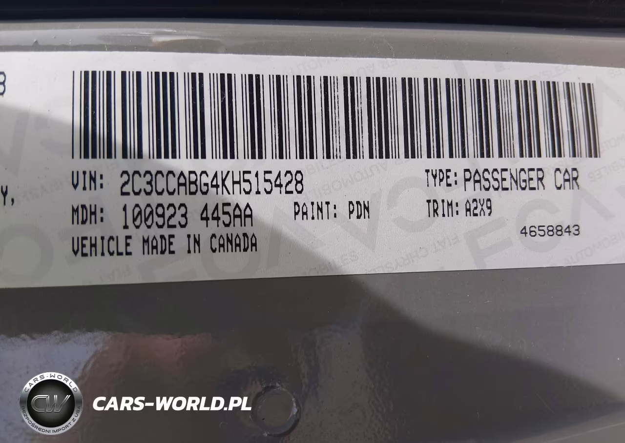 2019 Chrysler 300 300S VIN:2C3CCABG4KH515428 - 9
