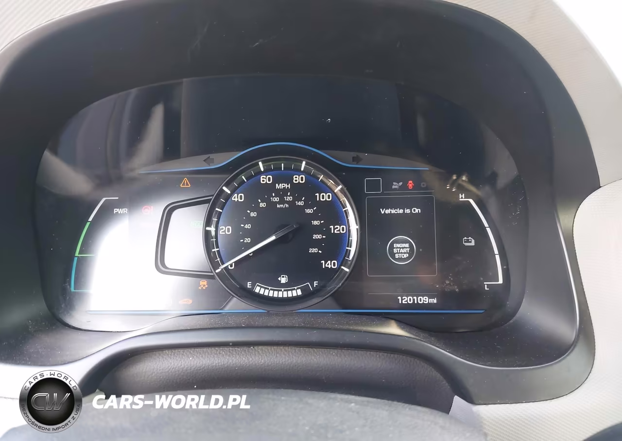 2017 Hyundai Ioniq Hybrid Blue VIN:KMHC65LC0HU049505 - 7