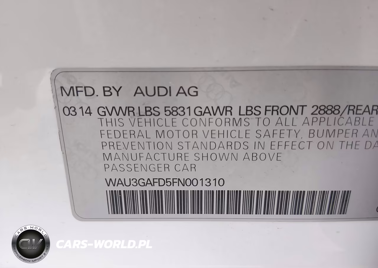 2015 Audi A8 L 3.0T VIN:WAU3GAFD5FN001310 - 9