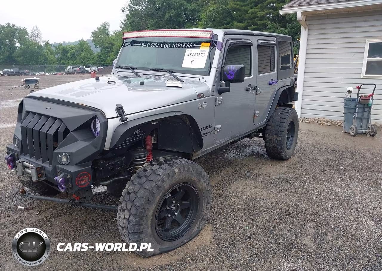 2017 Jeep Wrangler Unlimited Sport 4X4 VIN:1C4BJWDG9HL536097 - 2