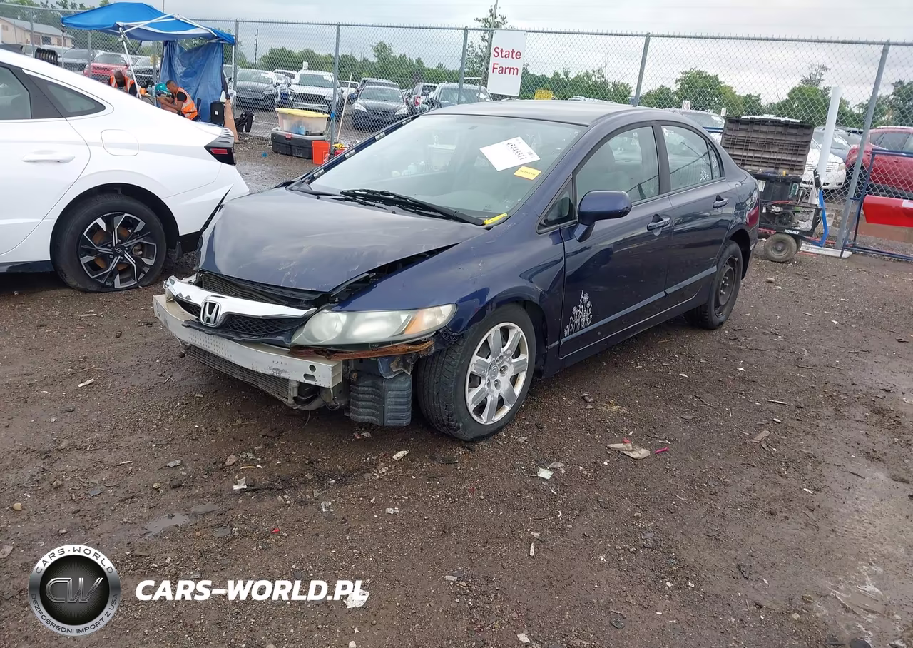 2009 Honda Civic Lx VIN:19XFA16579E021299 - 2