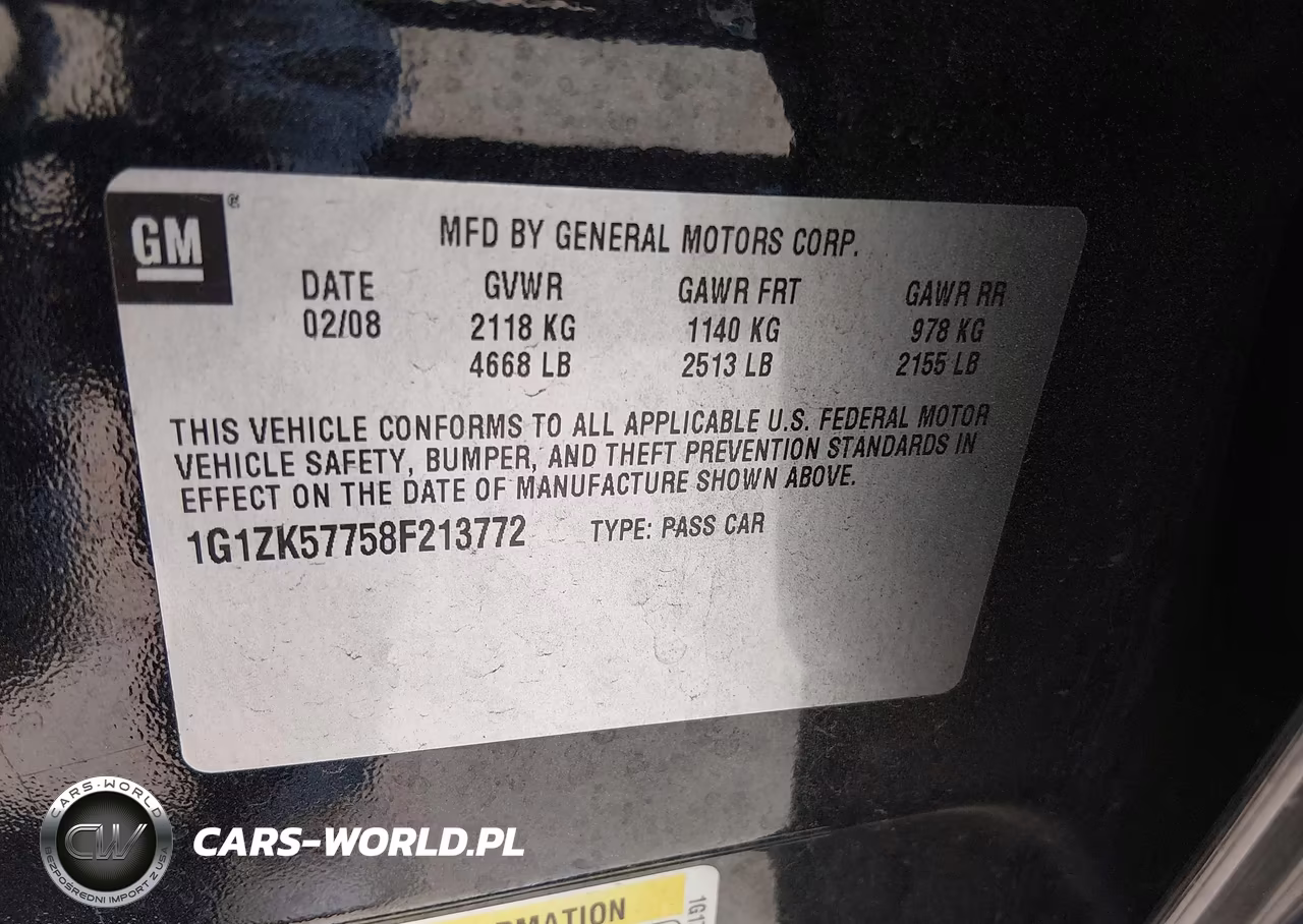 2008 Chevrolet Malibu Ltz VIN:1G1ZK57758F213772 - 9