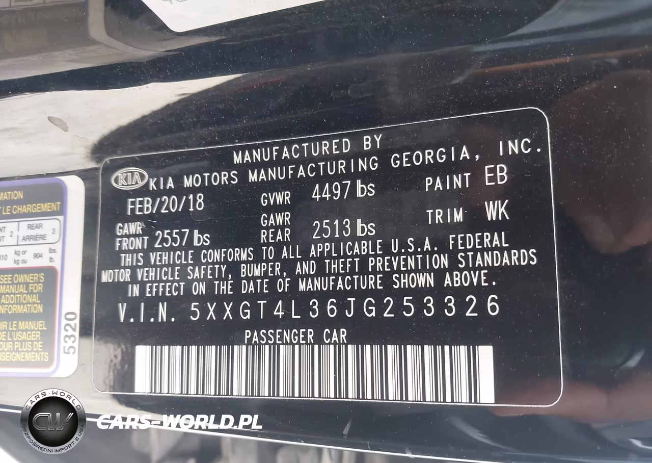 2018 Kia Optima S VIN:5XXGT4L36JG253326 - 9