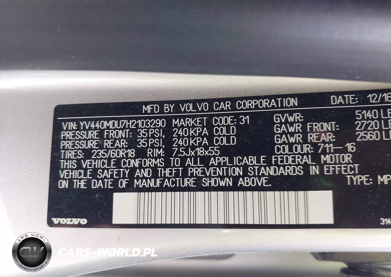 2017 Volvo Xc60 T5 Inscription VIN:YV440MDU7H2103290 - 9