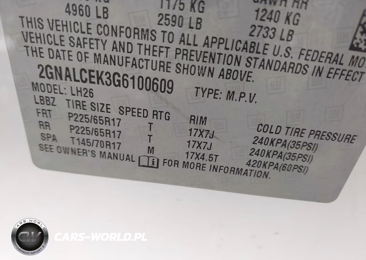 2016 Chevrolet Equinox Lt VIN:2GNALCEK3G6100609 - 9