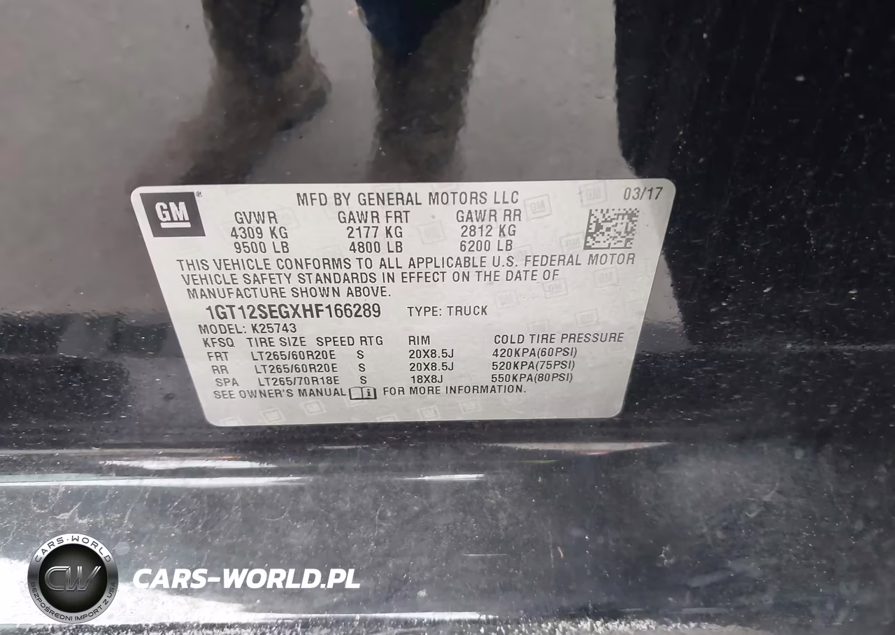 2017 GMC Sierra 2500Hd Sle VIN:1GT12SEGXHF166289 - 9