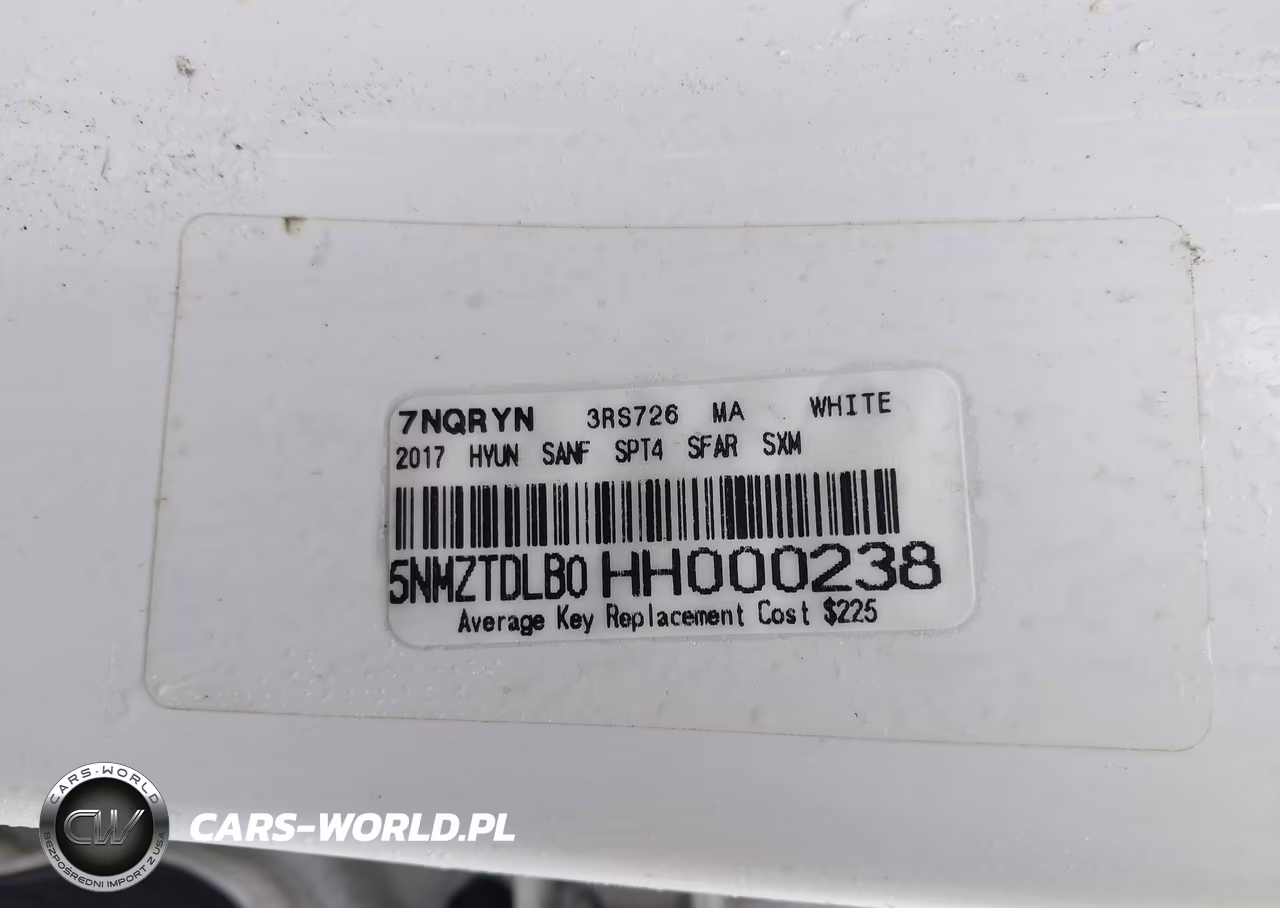 2017 Hyundai Santa Fe Sport 2.4L VIN:5NMZTDLB0HH000238 - 17