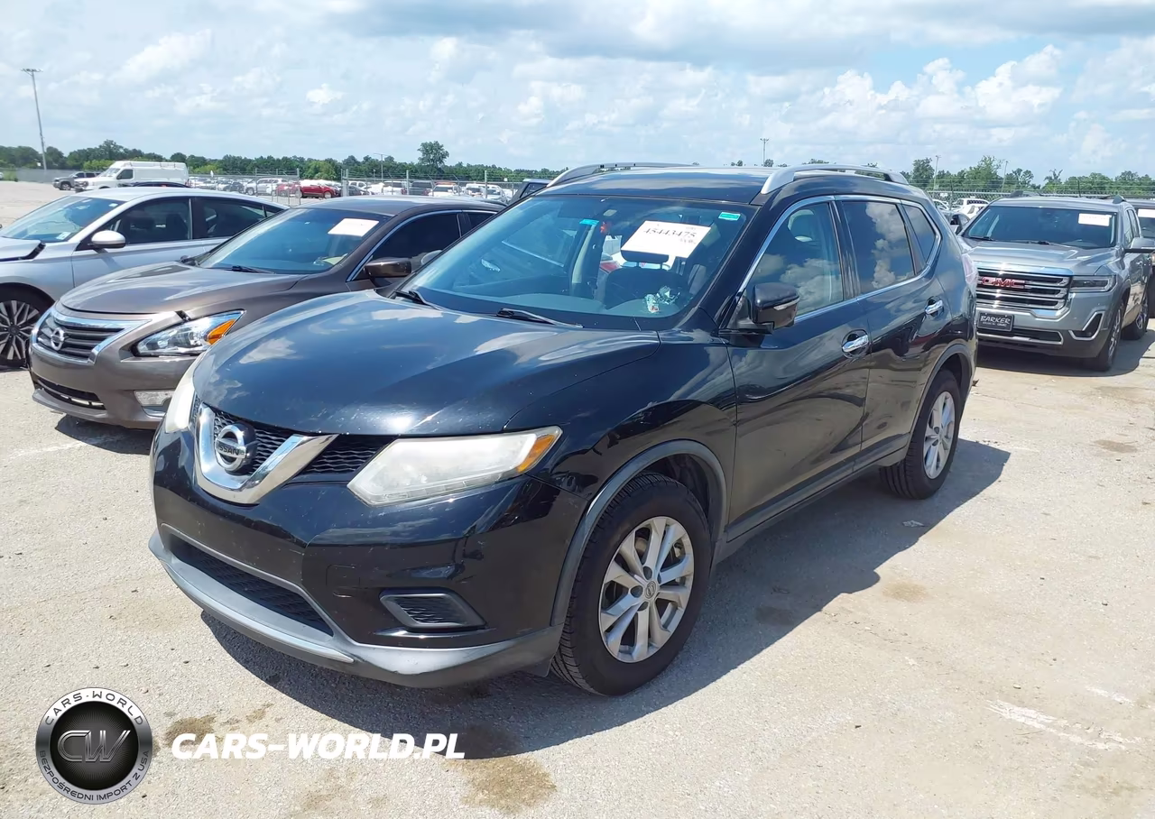 2015 Nissan Rogue Sv VIN:KNMAT2MTXFP515146 - 2