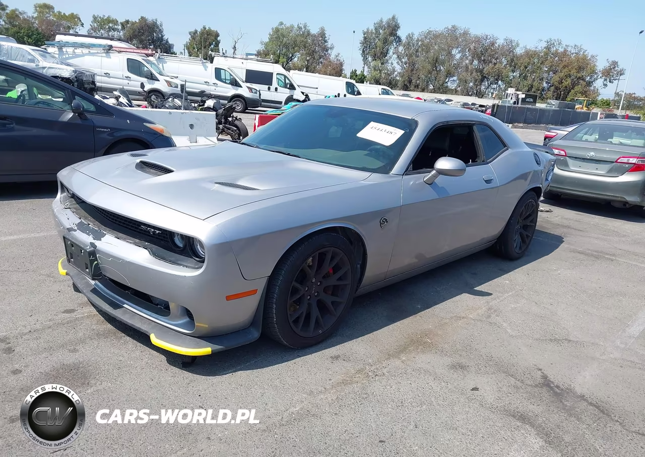 2016 Dodge Challenger Srt Hellcat VIN:2C3CDZC91GH152945 - 2