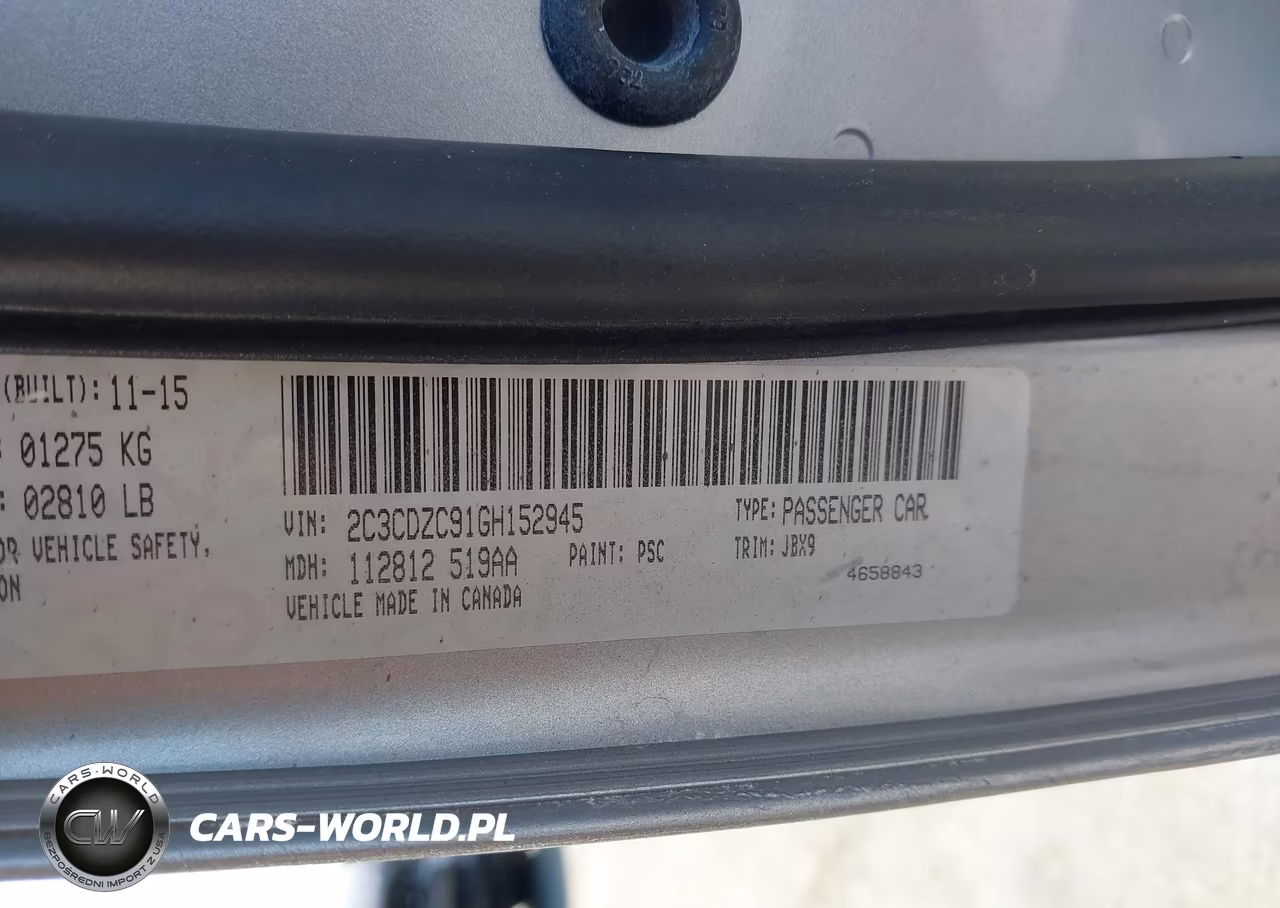 2016 Dodge Challenger Srt Hellcat VIN:2C3CDZC91GH152945 - 9