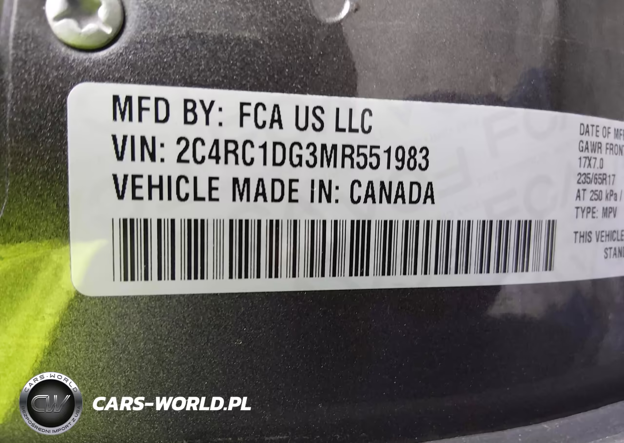2021 Chrysler Voyager Lxi VIN:2C4RC1DG3MR551983 - 9