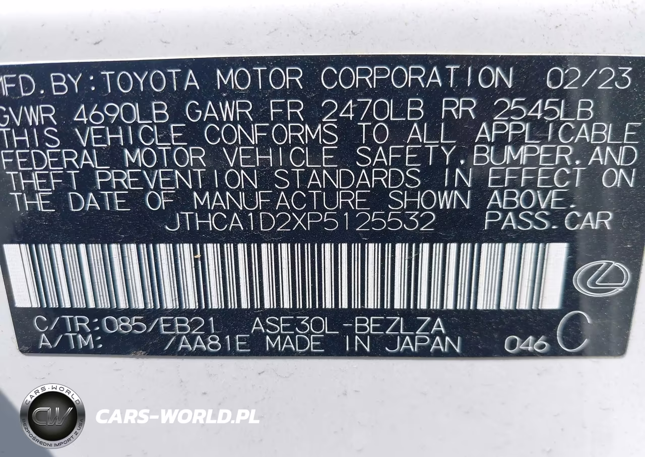 2023 Lexus Is 300 VIN:JTHCA1D2XP5125532 - 9