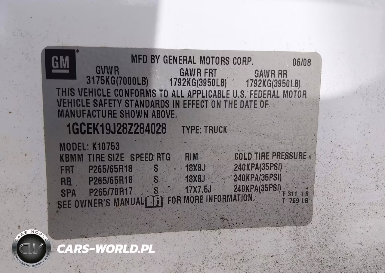 2008 Chevrolet Silverado 1500 Ltz VIN:1GCEK19J28Z284028 - 9