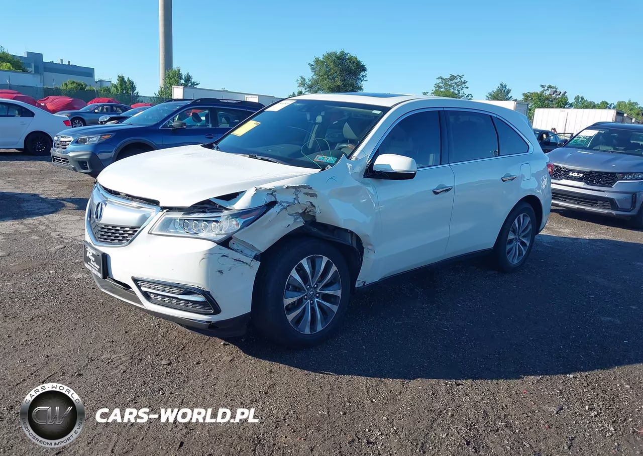 2014 Acura Mdx Technology Package VIN:5FRYD4H49EB037691 - 2