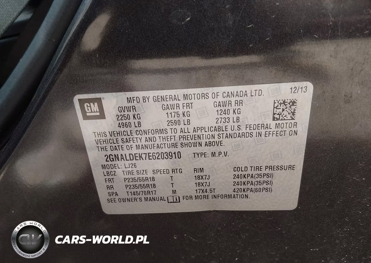 2014 Chevrolet Equinox Ltz VIN:2GNALDEK7E6203910 - 9