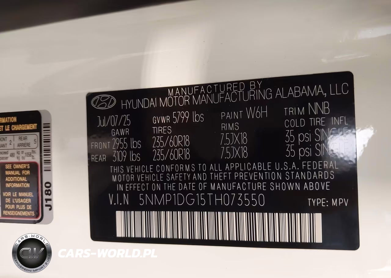 2026 Hyundai Santa Fe Hybrid Se VIN:5NMP1DG15TH073550 - 9