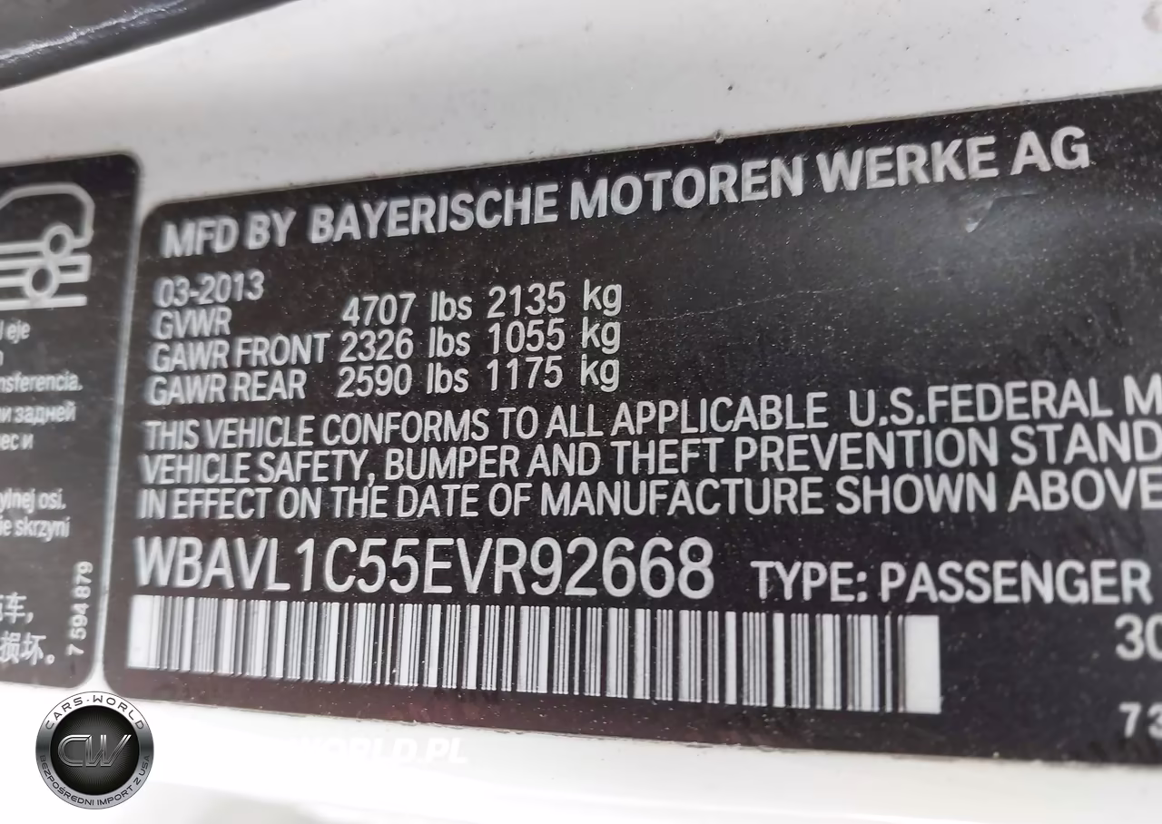 2014 BMW X1 xDrive28I VIN:WBAVL1C55EVR92668 - 9