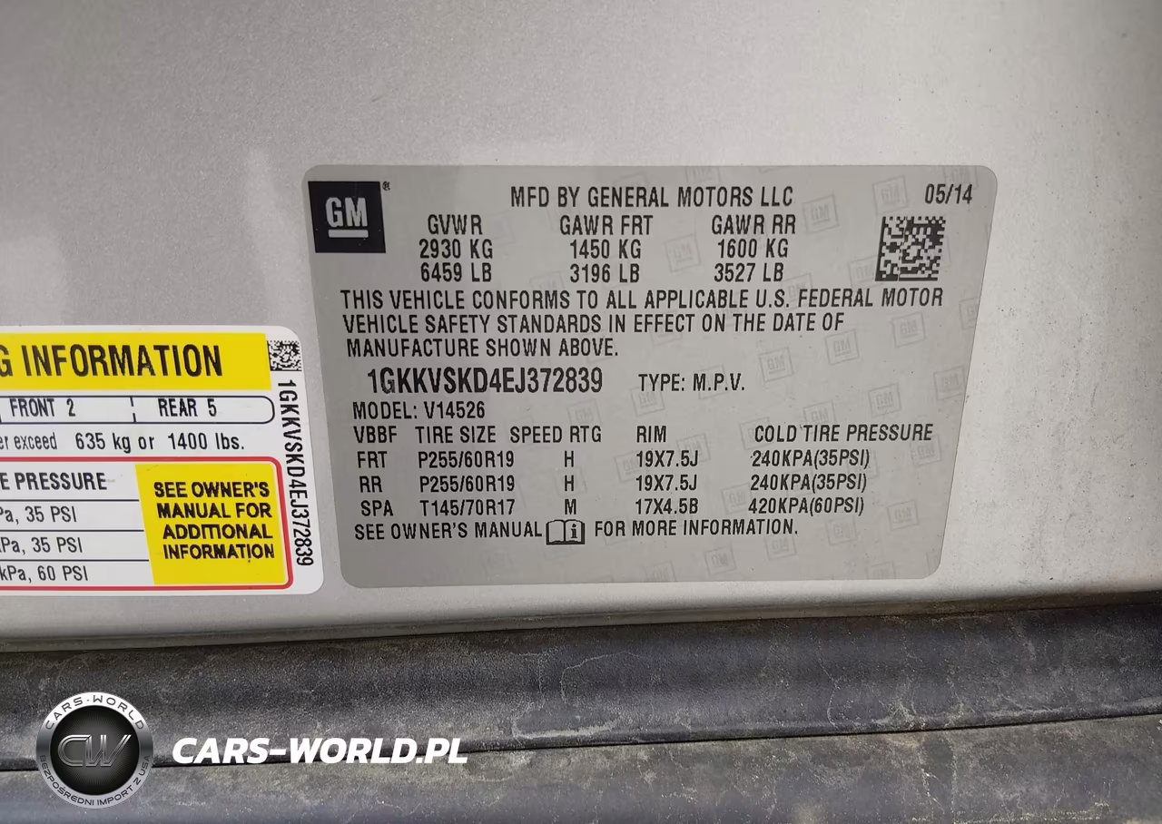 2014 GMC Acadia Slt-2 VIN:1GKKVSKD4EJ372839 - 9