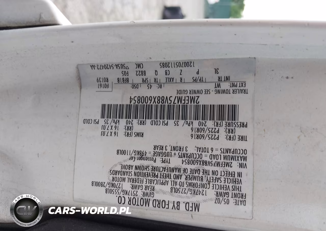 2008 Mercury Grand Marquis Ls VIN:2MEFM75V88X600854 - 9
