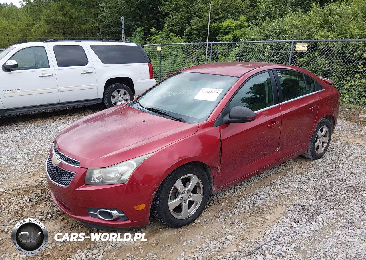2012 Chevrolet Cruze Lt VIN:1G1PE5SC0C7171288 - 2