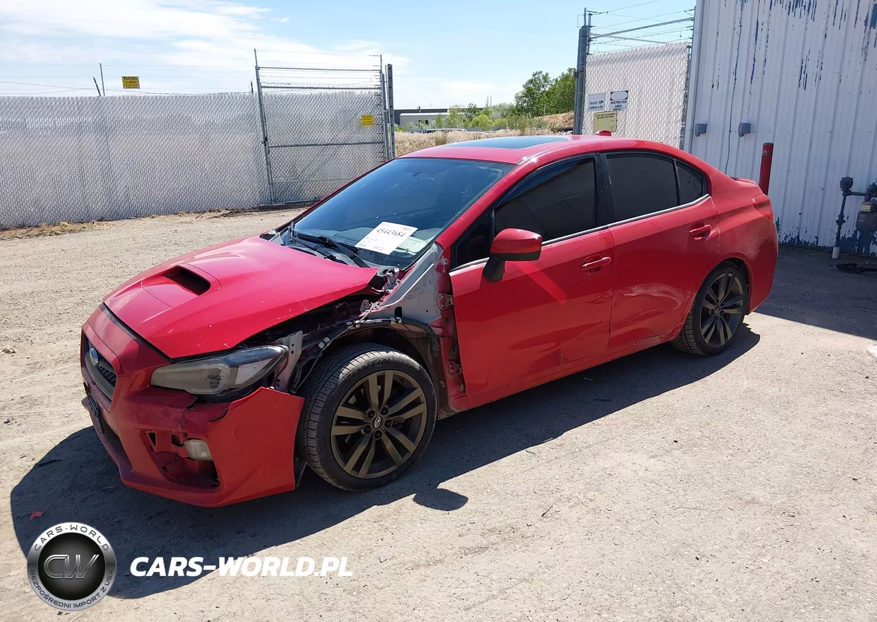 2016 Subaru Wrx Premium VIN:JF1VA1E64G9805274 - 2