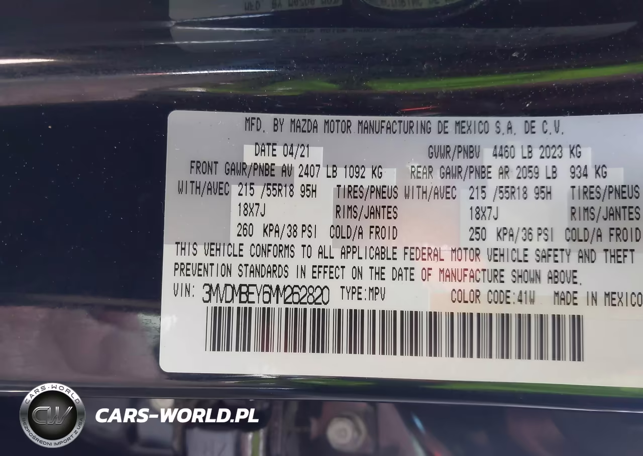 2021 Mazda Cx-30 2.5 Turbo Premium Plus VIN:3MVDMBEY6MM262820 - 9
