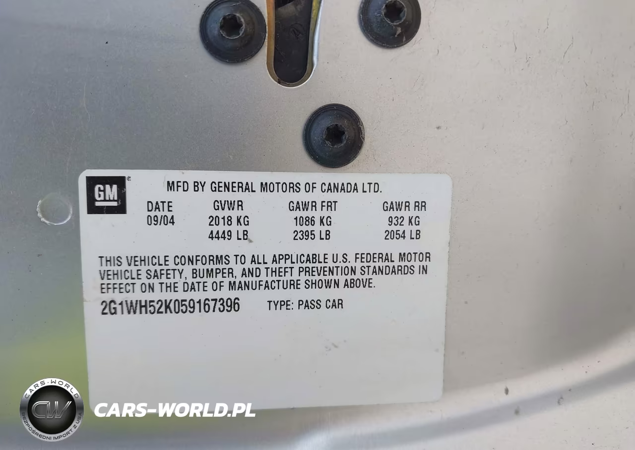 2005 Chevrolet Impala Ls VIN:2G1WH52K059167396 - 9