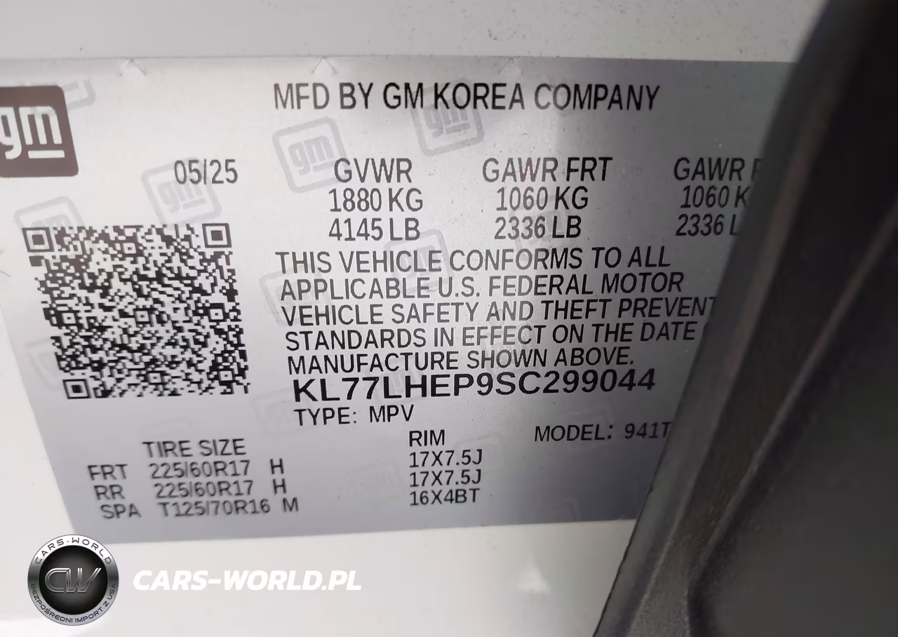 2025 Chevrolet Trax Fwd Lt VIN:KL77LHEP9SC299044 - 9