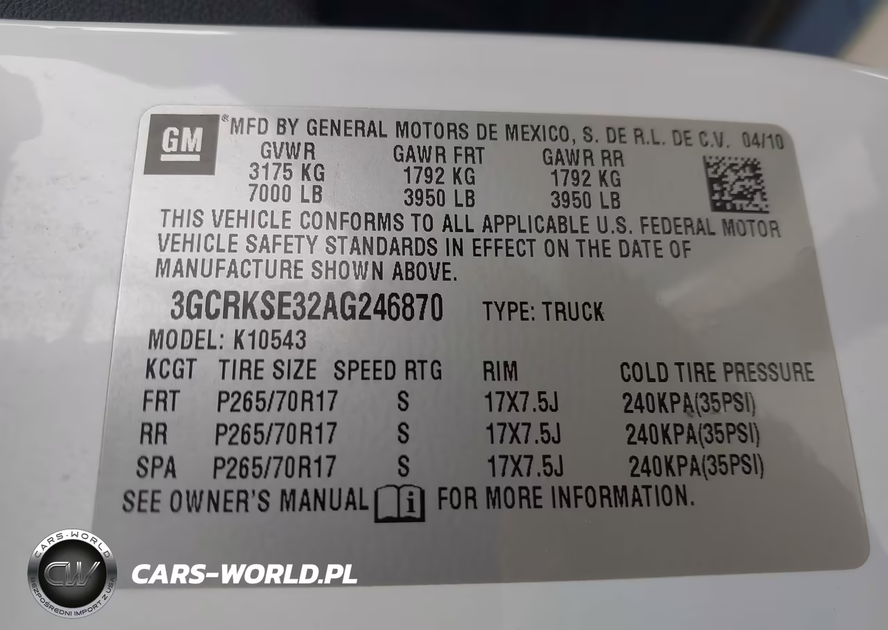 2010 Chevrolet Silverado 1500 Lt VIN:3GCRKSE32AG246870 - 9