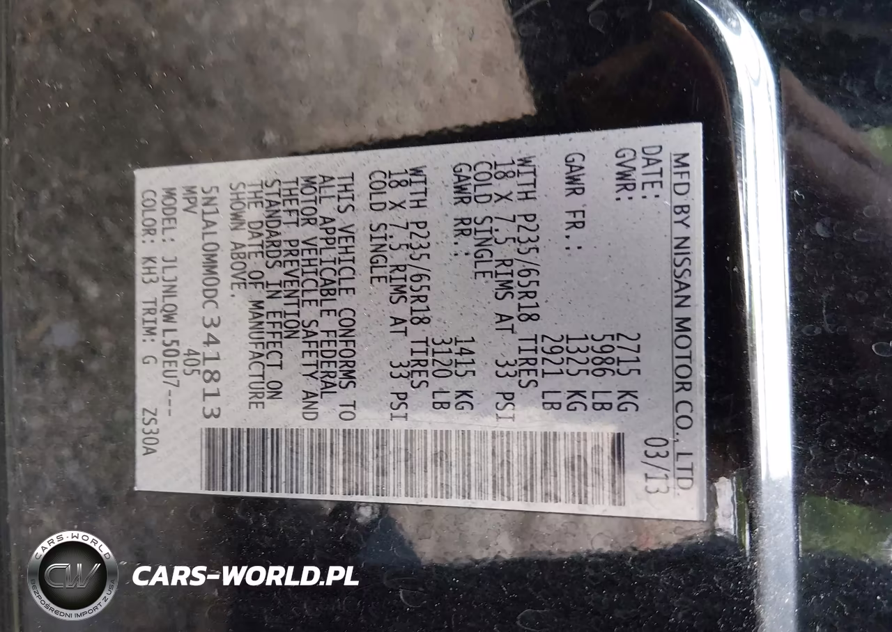 2013 Infiniti Jx35 VIN:5N1AL0MM0DC341813 - 9