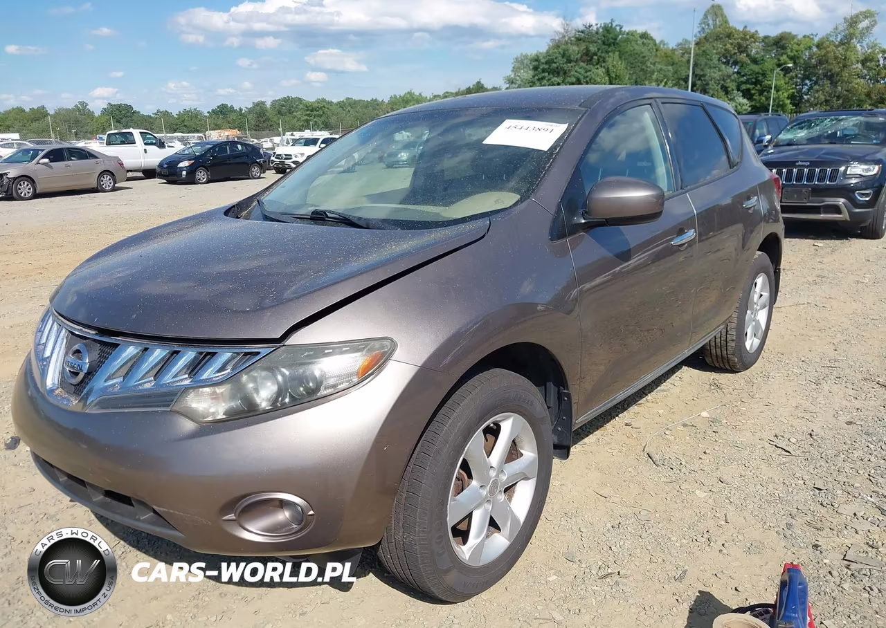 2009 Nissan Murano Sl VIN:JN8AZ18W69W152193 - 2