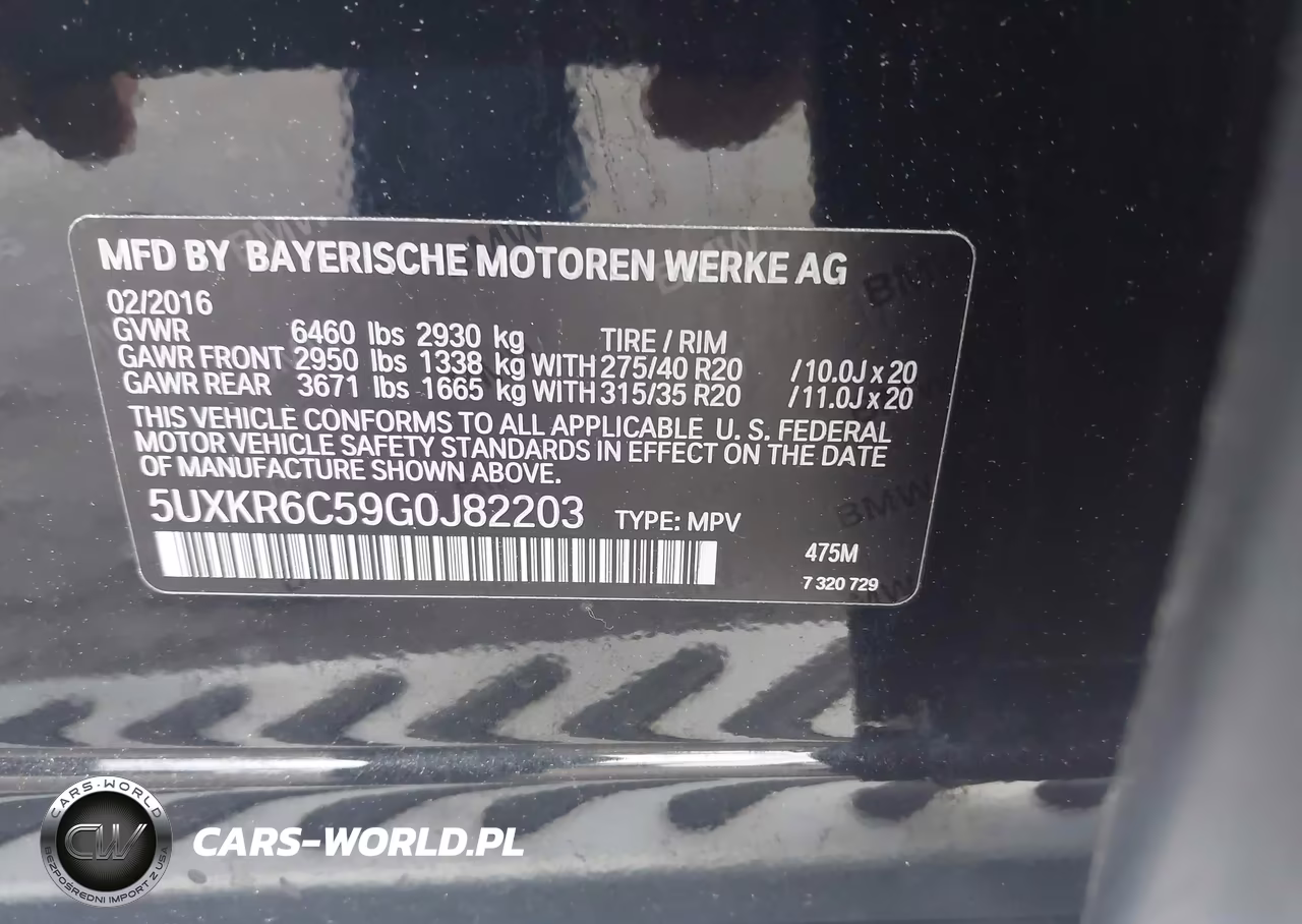 2016 BMW X5 xDrive50I VIN:5UXKR6C59G0J82203 - 9