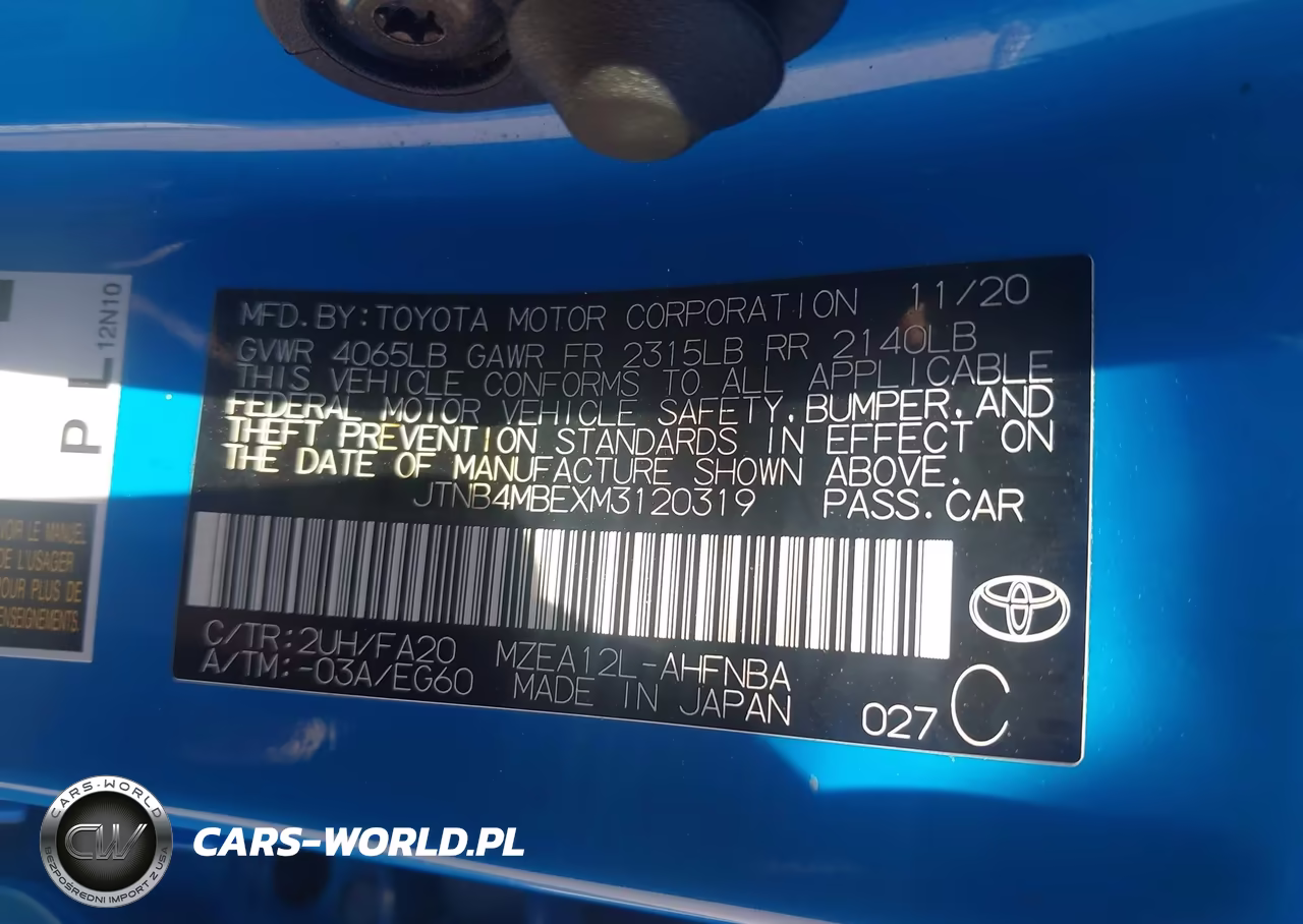 2021 Toyota Corolla Se VIN:JTNB4MBEXM3120319 - 9