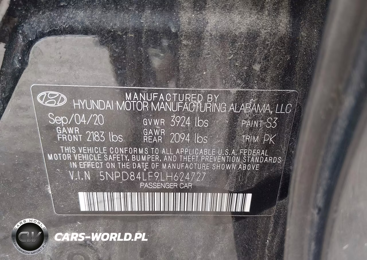 2020 Hyundai Elantra Sel VIN:5NPD84LF9LH624727 - 9