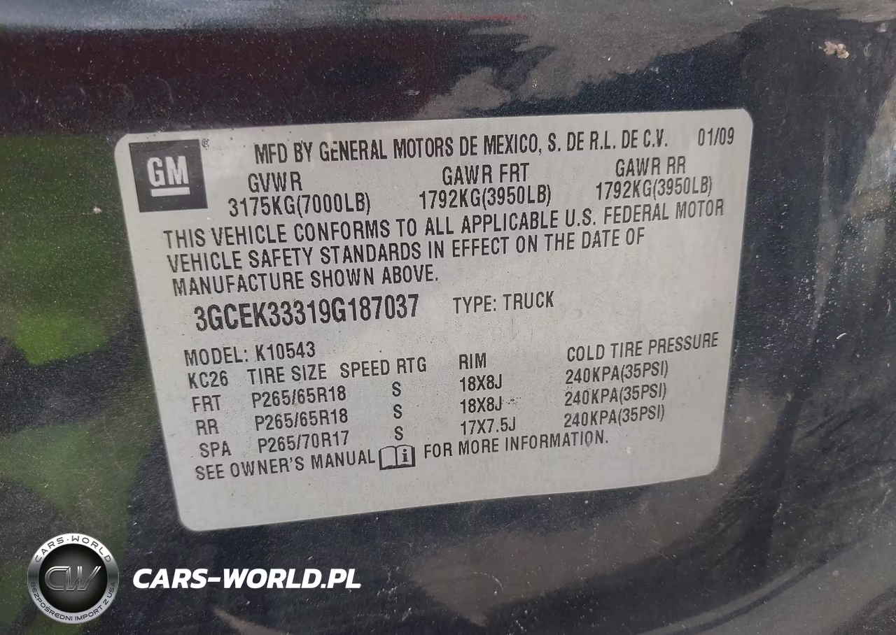2009 Chevrolet Silverado 1500 Ltz VIN:3GCEK33319G187037 - 9