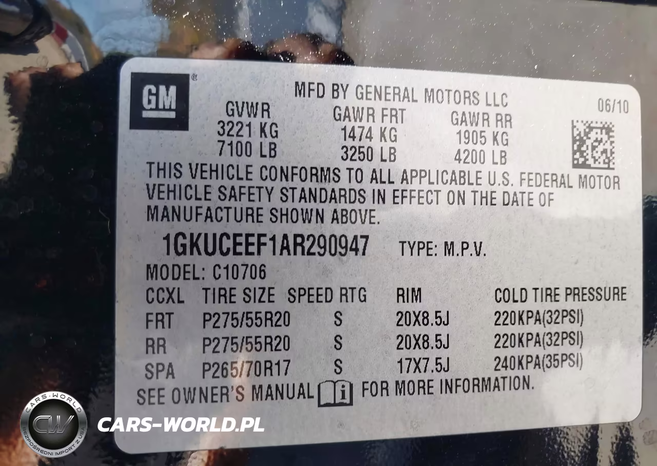 2010 GMC Yukon Denali VIN:1GKUCEEF1AR290947 - 9