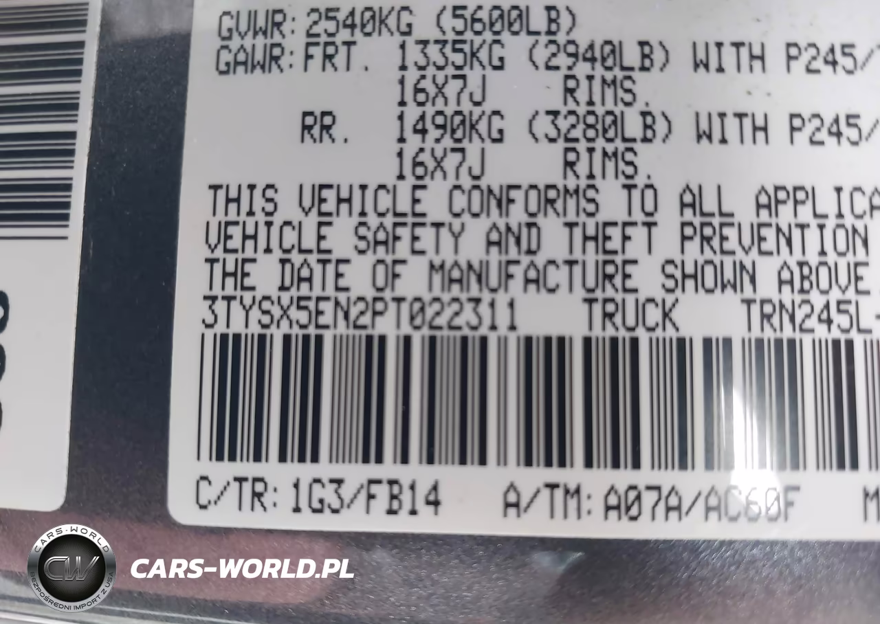 2023 Toyota Tacoma Sr VIN:3TYSX5EN2PT022311 - 9