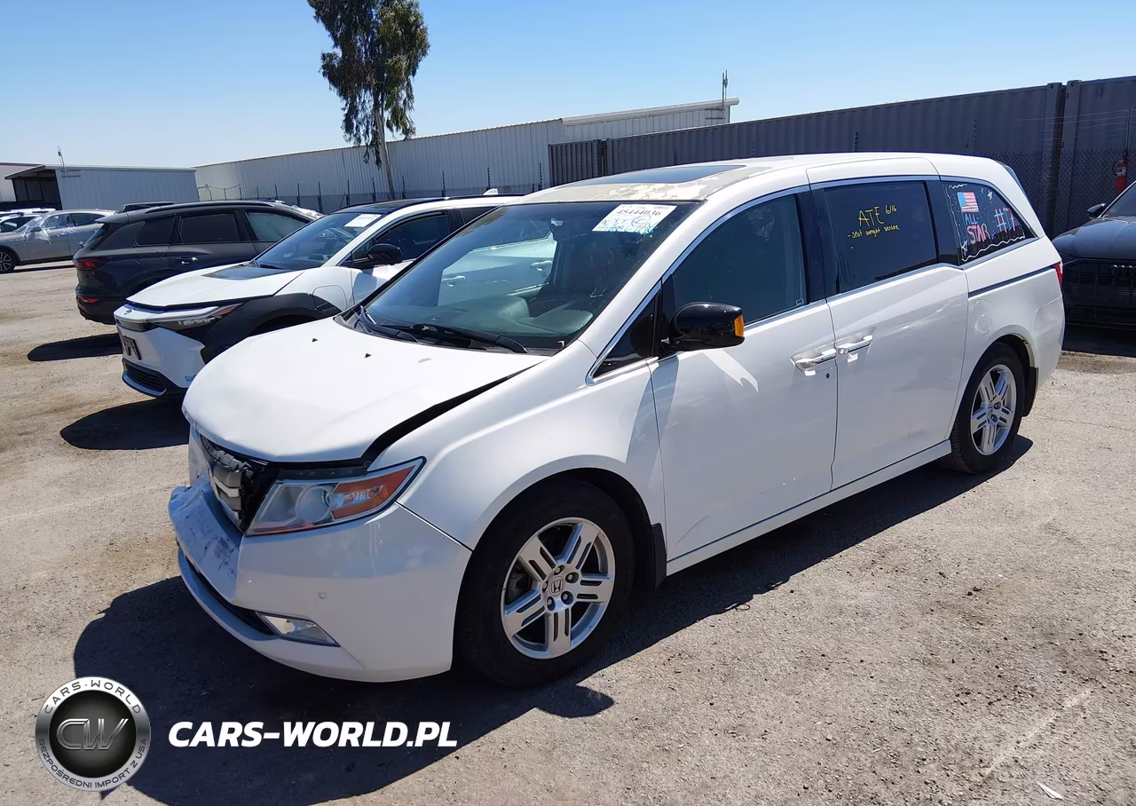 2012 Honda Odyssey Touring-Touring Elite VIN:5FNRL5H92CB010176 - 2