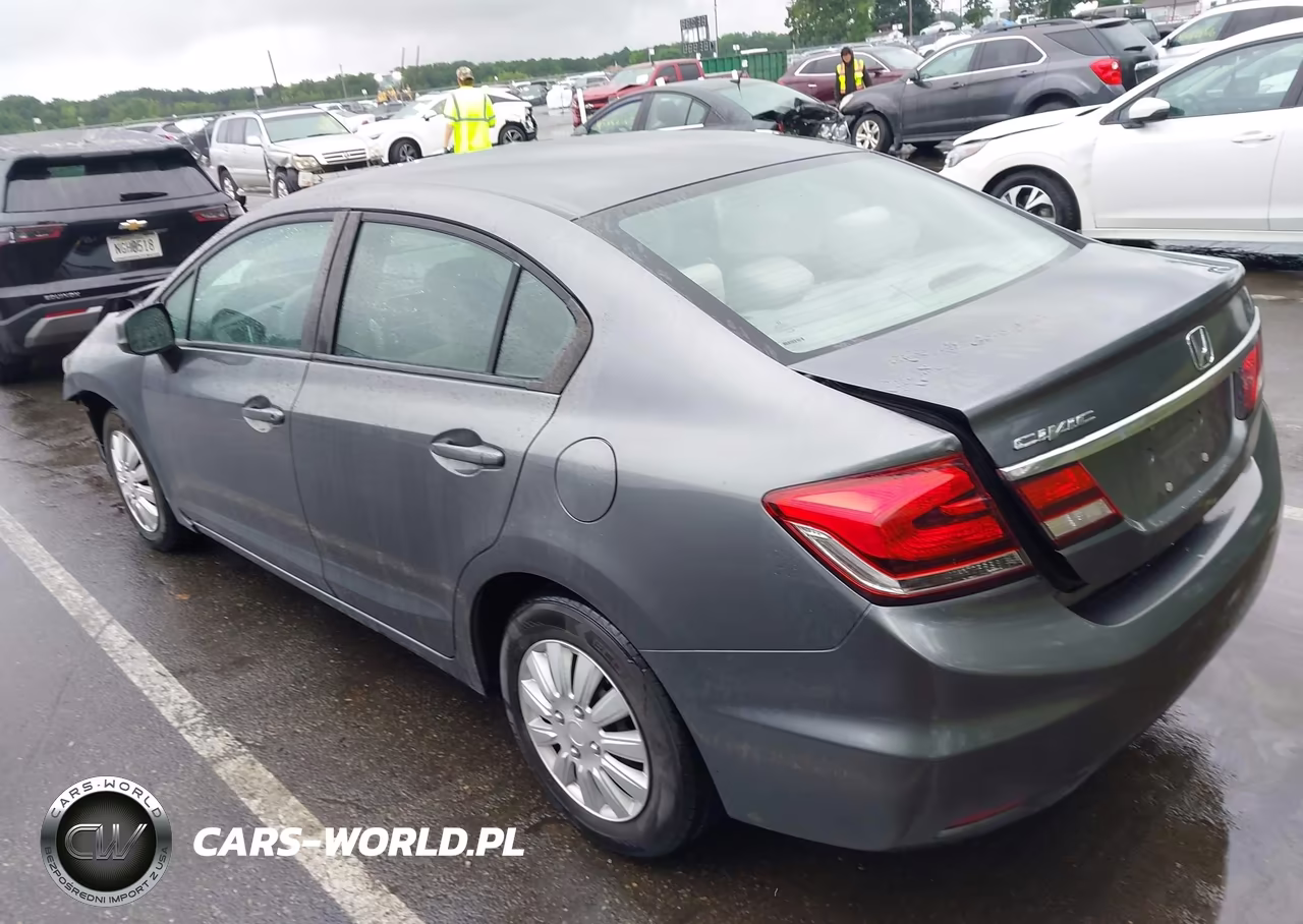 2013 Honda Civic Lx VIN:19XFB2F51DE215614 - 3