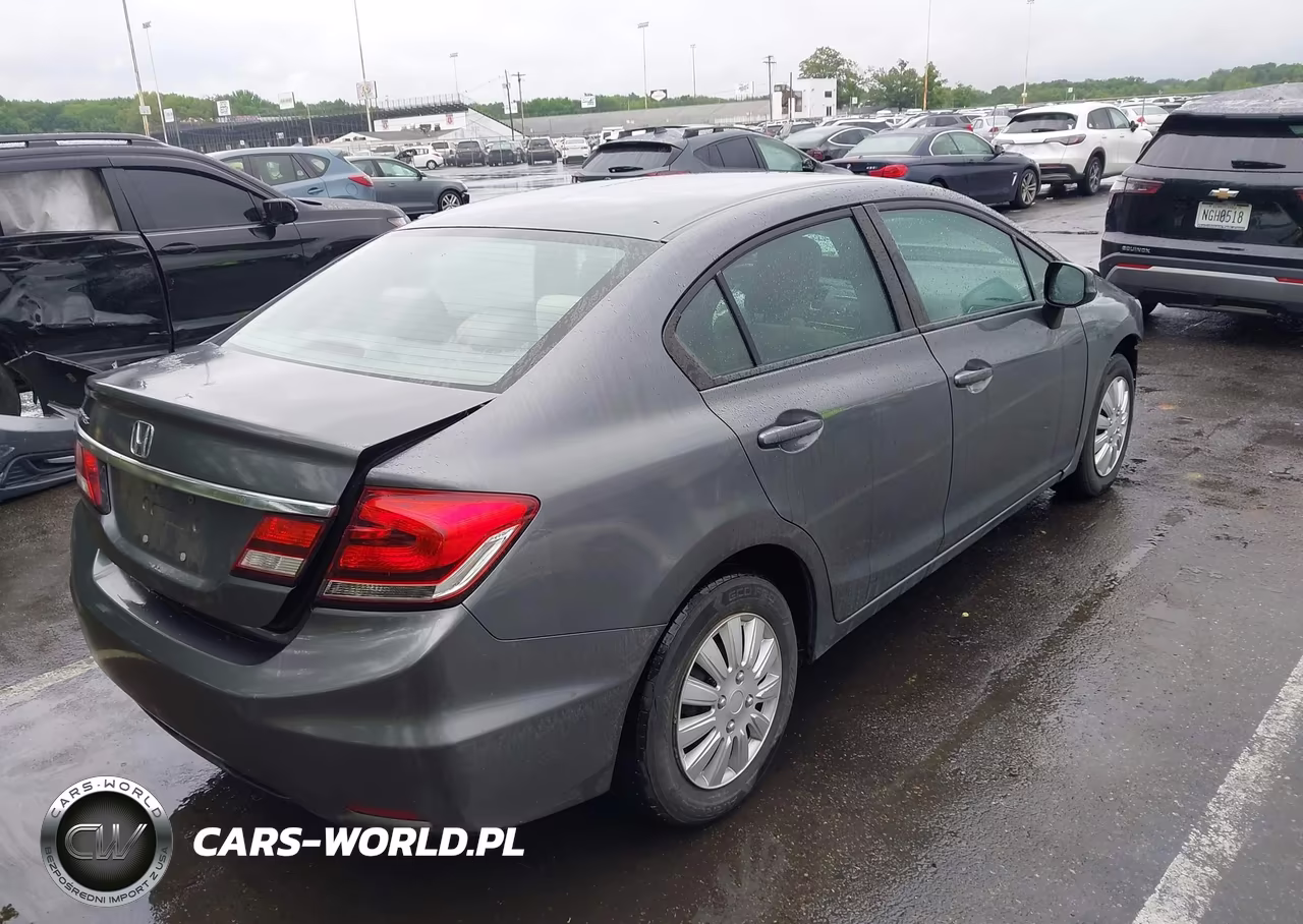 2013 Honda Civic Lx VIN:19XFB2F51DE215614 - 4