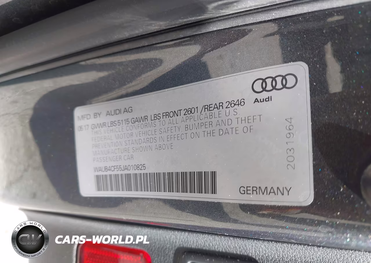 2018 Audi S5 3.0T Premium Plus VIN:WAUB4CF55JA010825 - 9